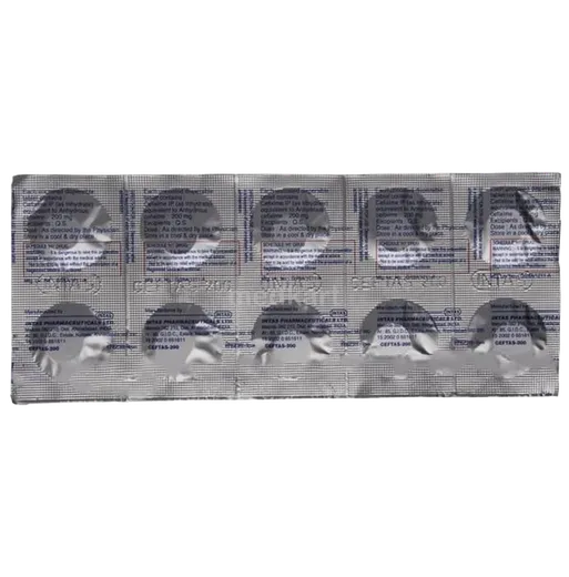ceftas 200mg tablet 10's